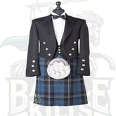 Prince Charlie Ramsay Blue Tartan Kilt Outfit – Premium Highland Formalwear by BattleOfKilts